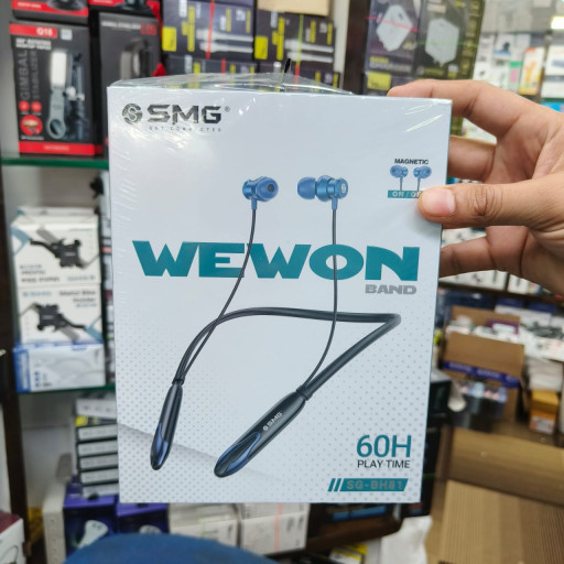 SMG BH81 Wewon 60H Wireless Bluetooth Neckband (6M)