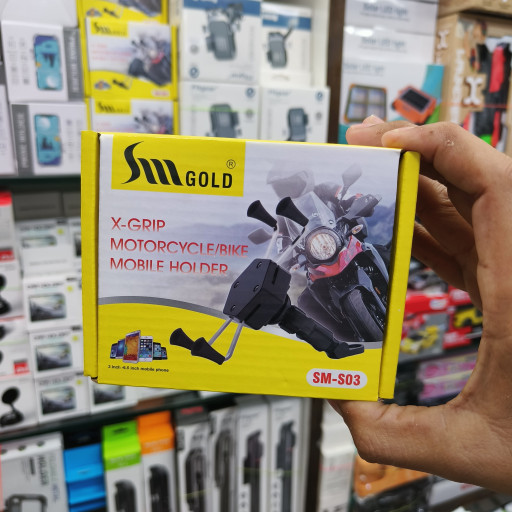 Sm Gold Bike Mobile Stand