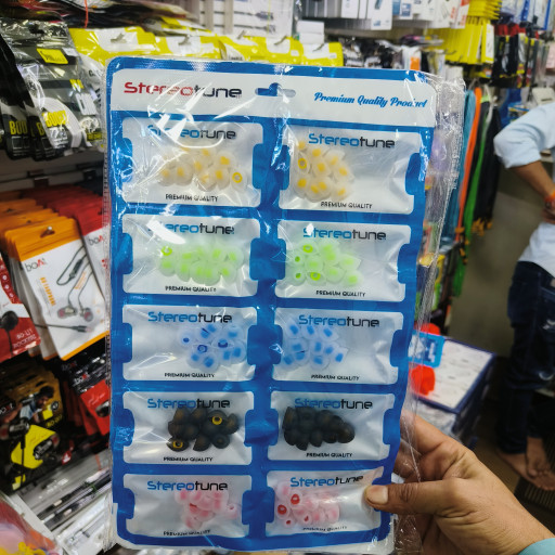 Stereo tune Earphone buds Colouring (100 pcs Packet )