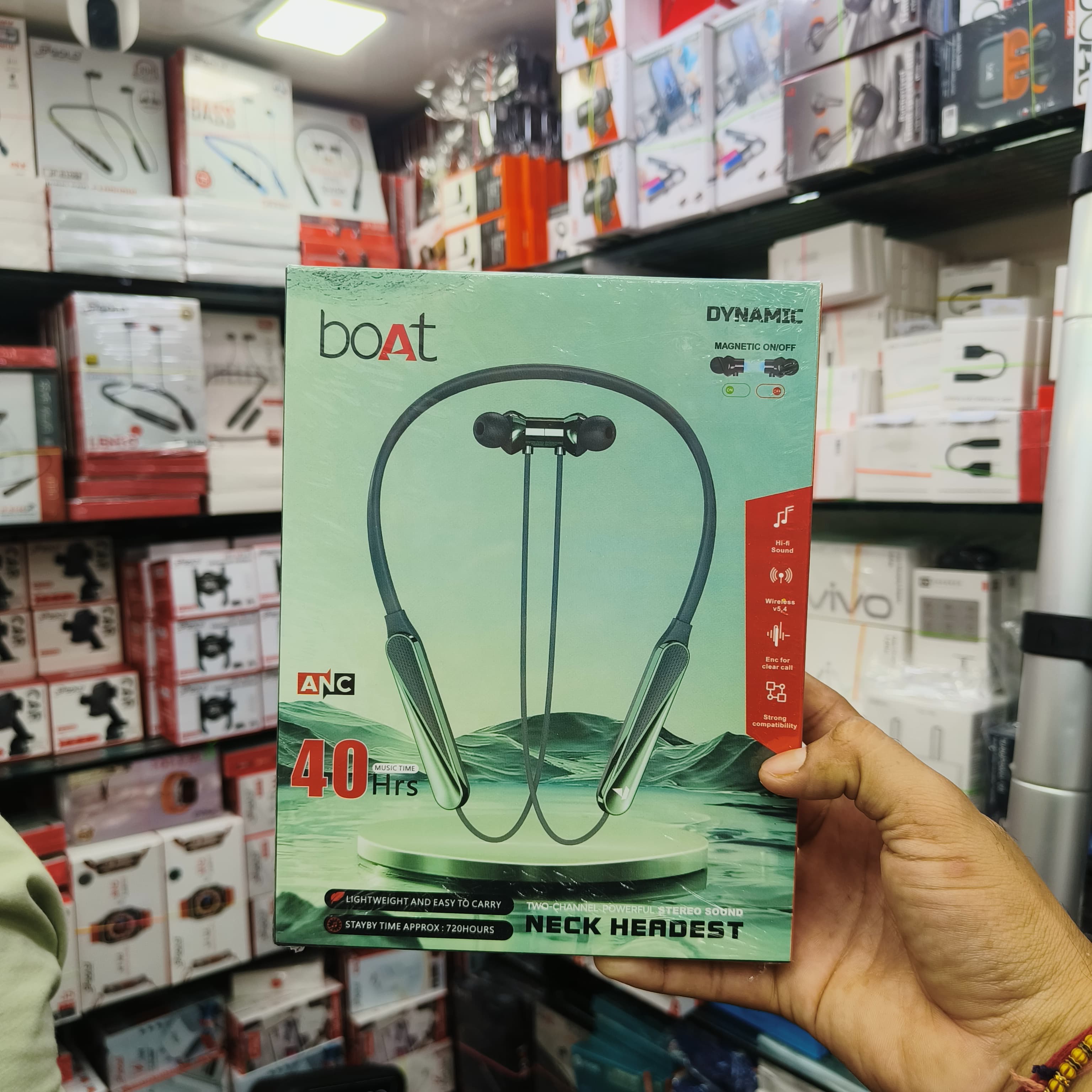 Boat Megnetic 40H On/Off Wireless Neckband ( JP)
