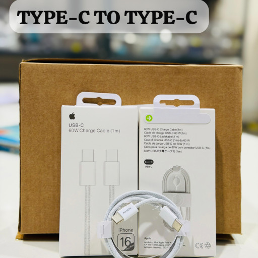 60W Type c To Type c Cable With Box Packing 1 Year Warranty