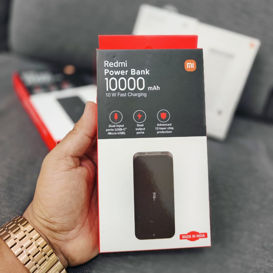 Redmi Power Bank 10000mAh (10W Fast Charging) Care Quality