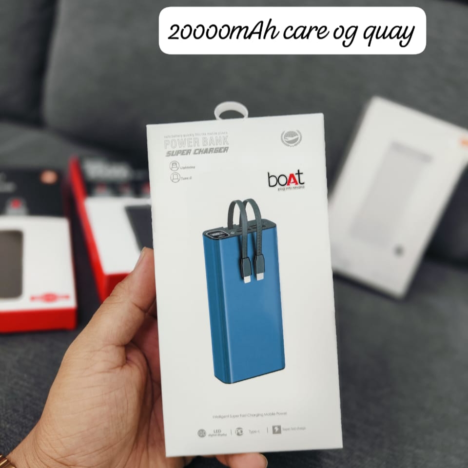 boAt Power Bank 20000mAh (Super Charger / Quick Charge) Care Quality