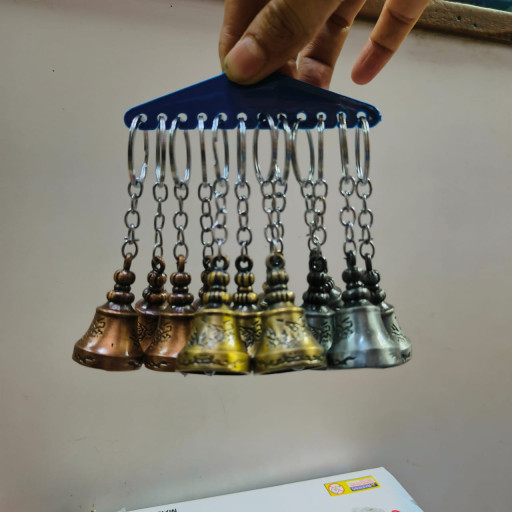 Temple Bell Keychain / Mini Prayer Bell Keychain