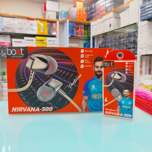 Boat Nirvana 500 champ Box Packing Earphone