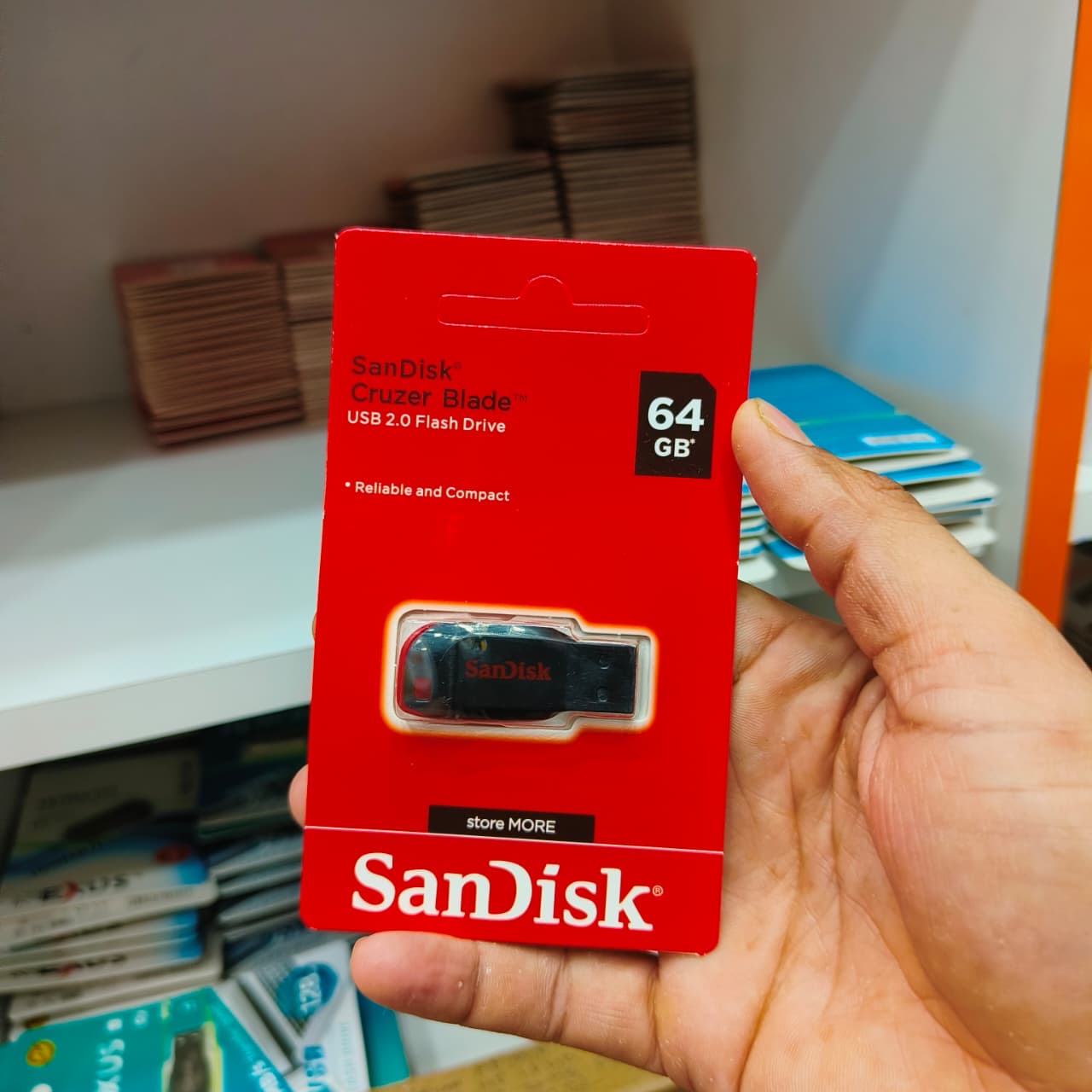 SanDisk 64Gb Pendrive 1 Year Warranty