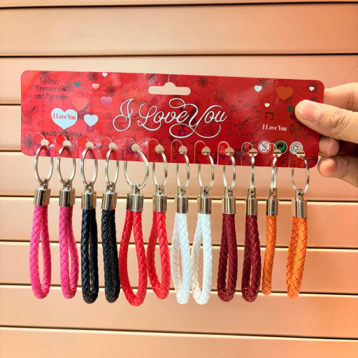 Premium Braided Keychain Loop (Metal Ring Key Holder) Dori