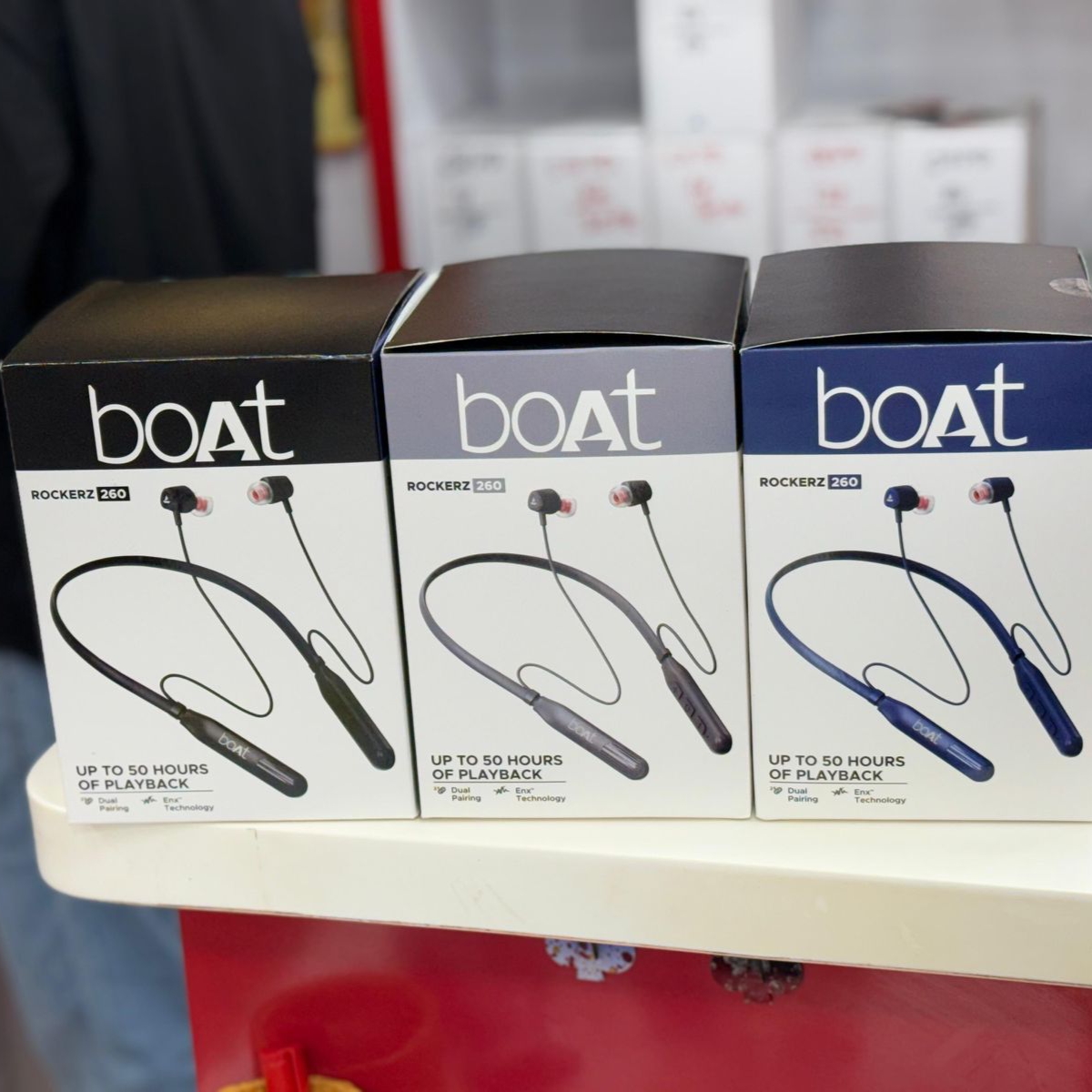 boAt Rockerz 260 Wireless Bluetooth Neckband Best Quality 2Modal Mix