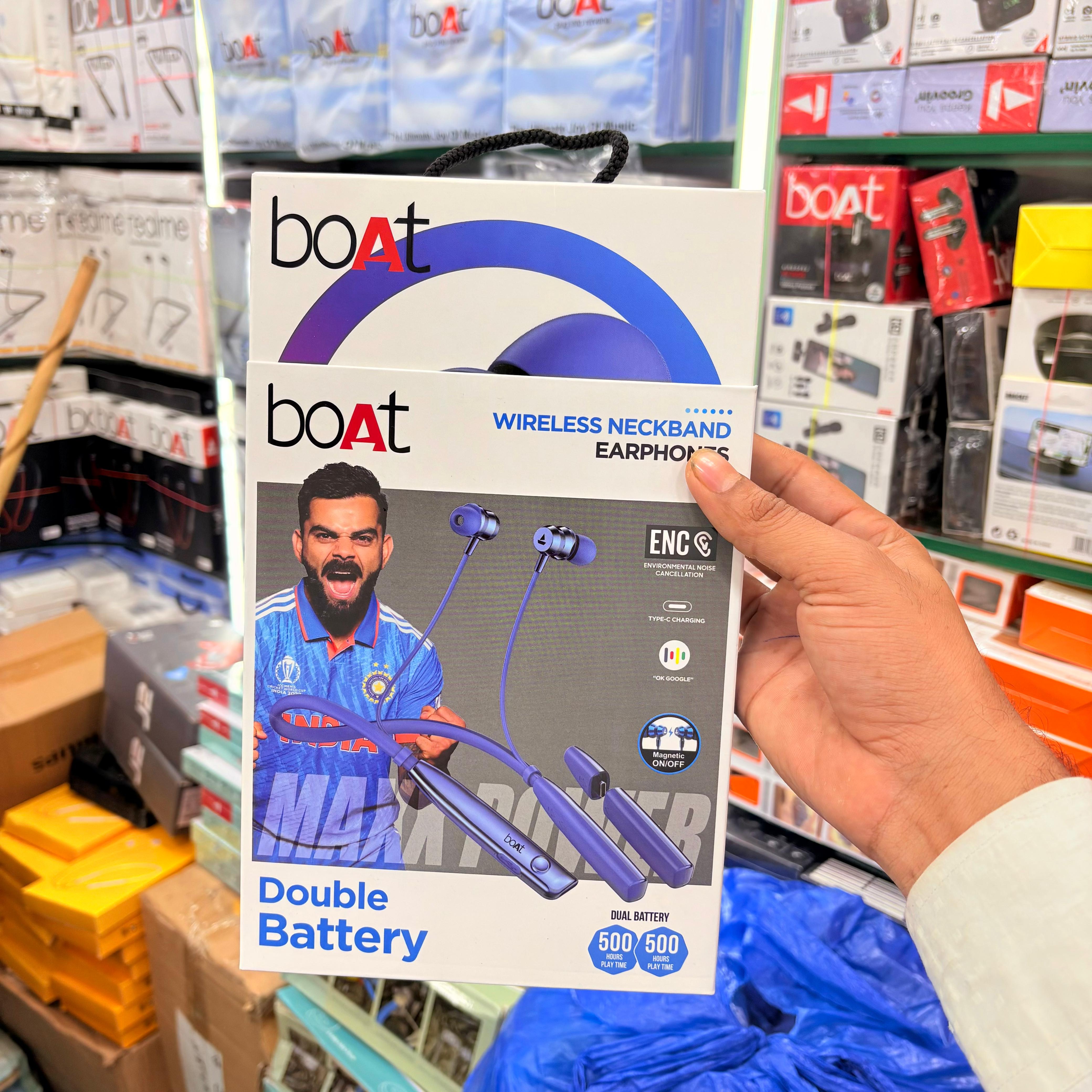 boAt 500+500H Battery Wireless Stereo Headset (Neckband)