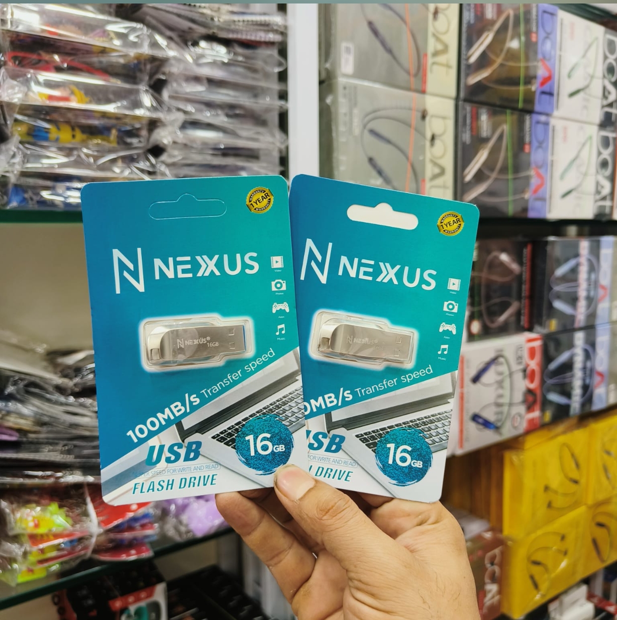 Nexus 16Gb Metal Pendrive 1 Year Warranty