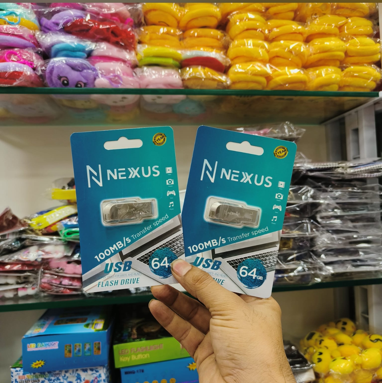 Nexus 64Gb Metal Pendrive 1 Year Warranty