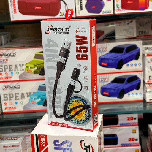 JP GOLD JP-CB555 4-in-1 Fast Charging Cable