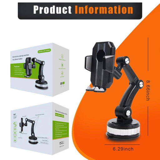 Car Stand One Buttan Pop Up Suction Cup Mobile Stand