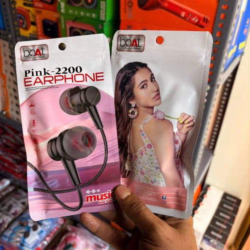 Boat Pink 2200 Champ Earphone