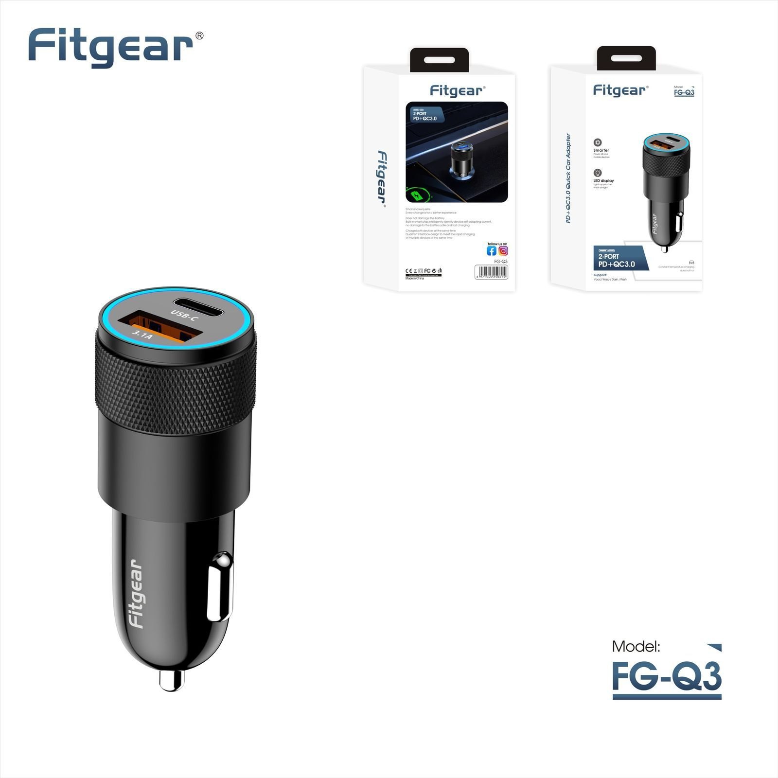 Fitger Q3 Car Adafter