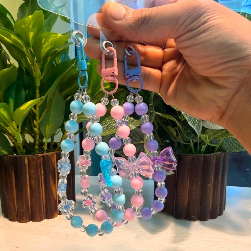 🎀 Bow Beads Keychain Sems