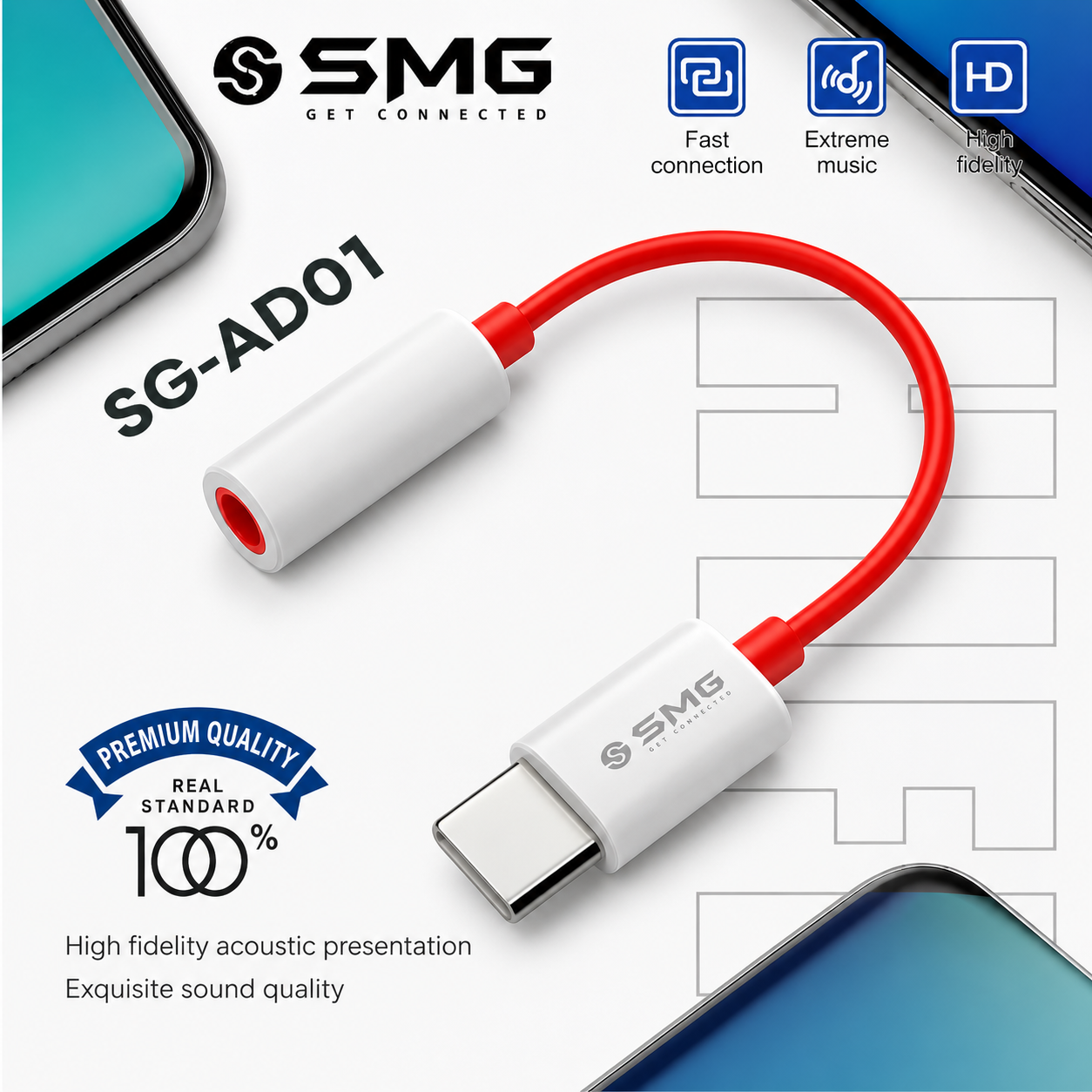 SMG AD01 Type c Earphone Jack