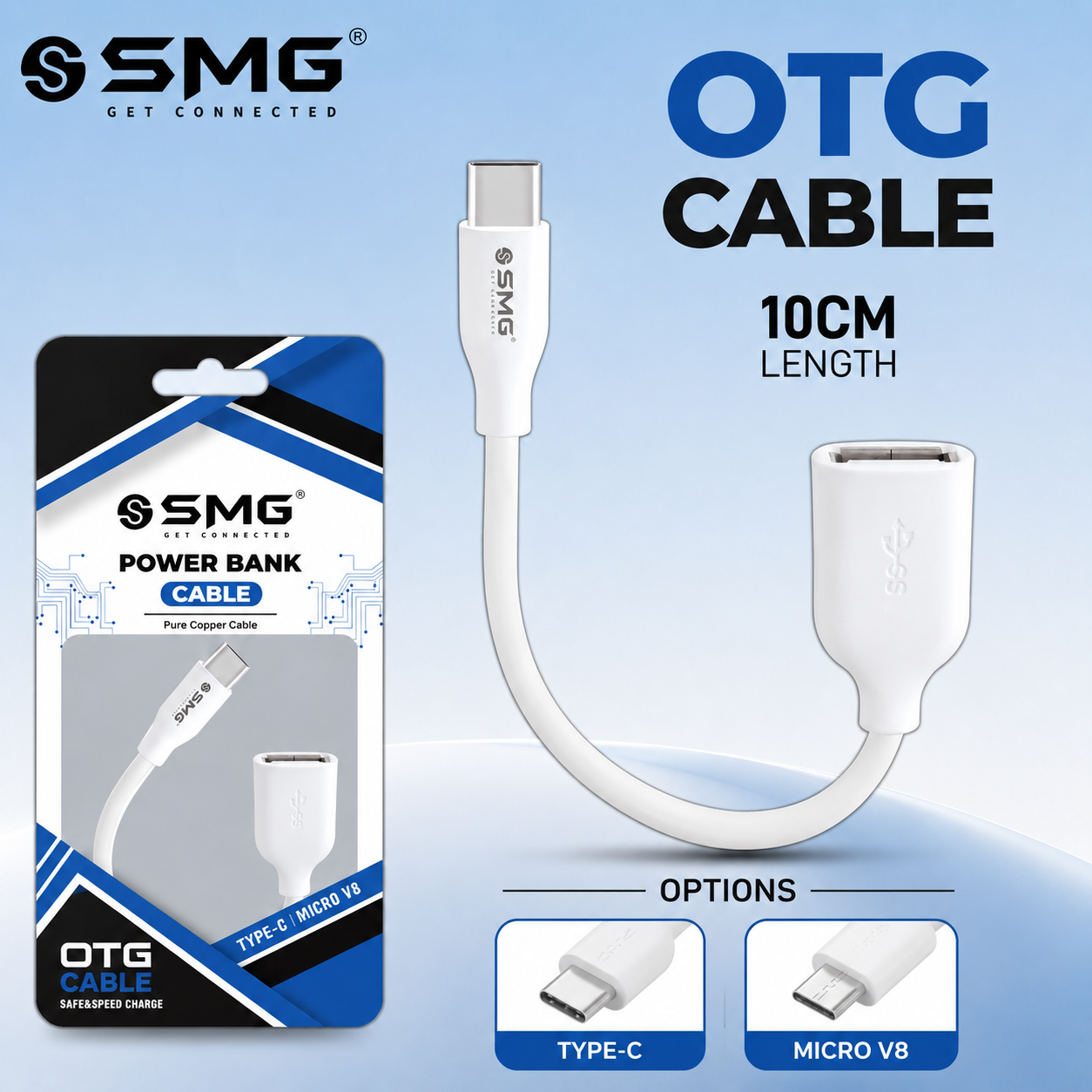 Sm Gold OC1 V8 Wire Otg Poly Packing