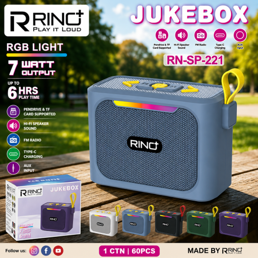 RINO JUKEBOX Wireless Bluetooth Speaker