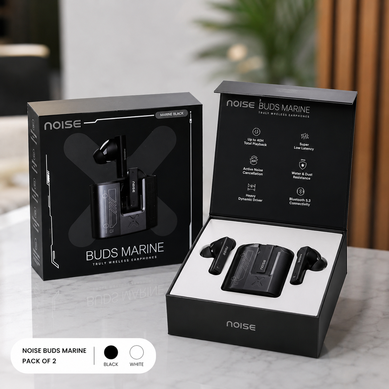 Nothing Buds Marine Metal  Ear buds With 2 Sen