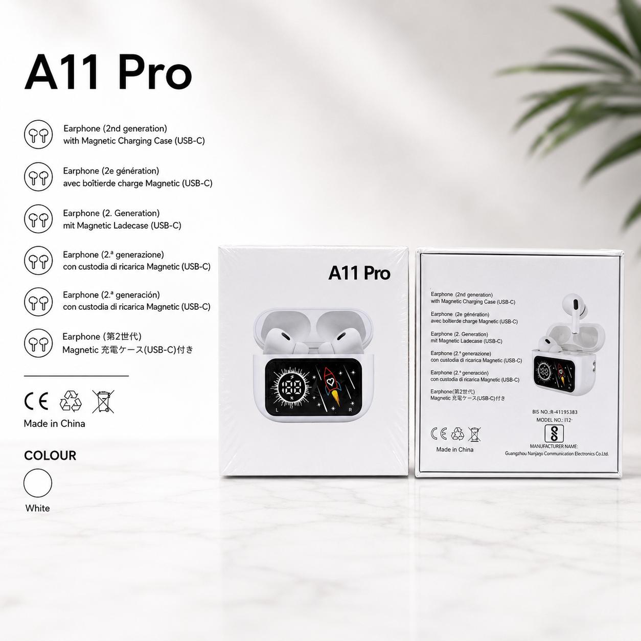 AIRPODS A11 PRO Ear Buds Hard Packing