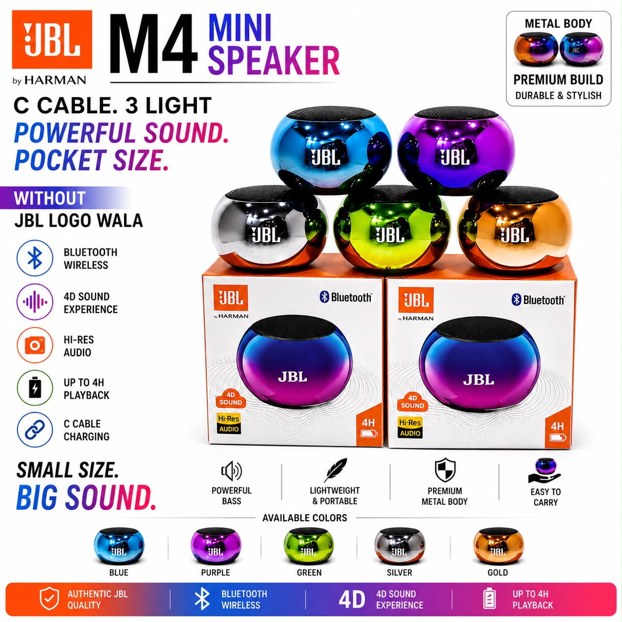 JBL Boost 3 Wireless Bluetooth Speaker