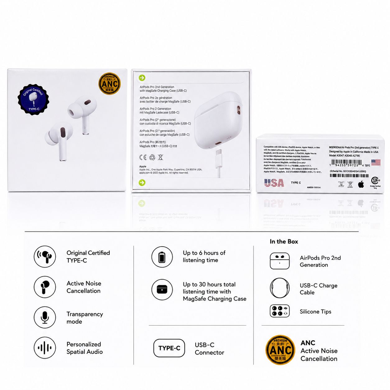 Airpod Pro2 Anc Warking Ear Buds