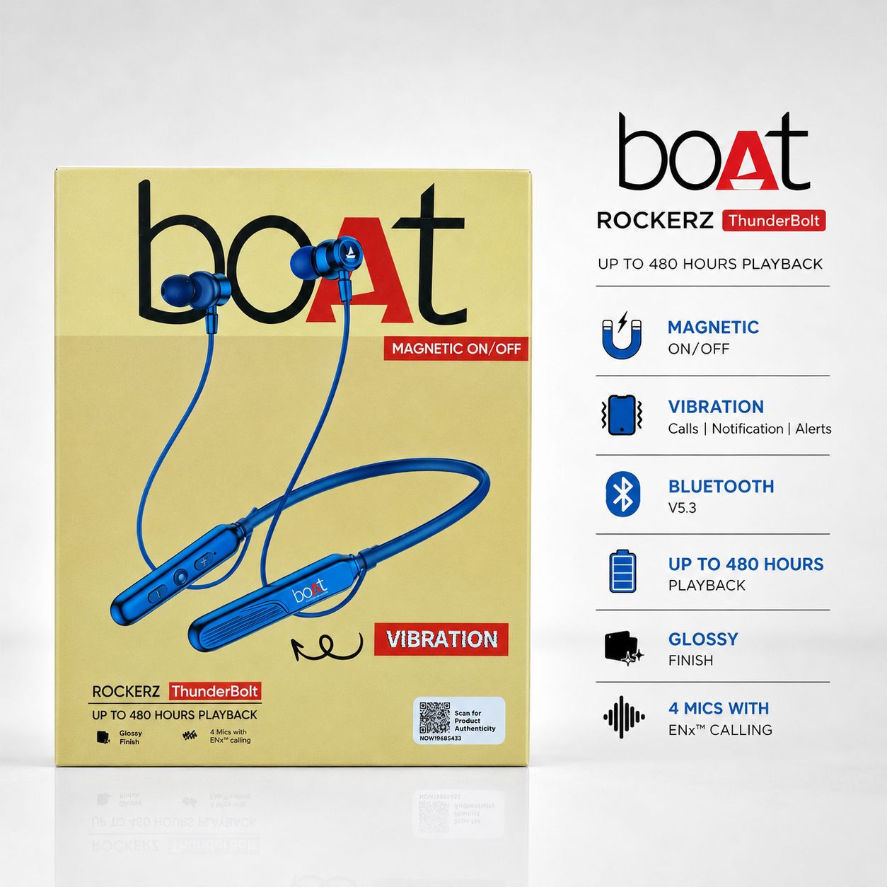 BoAt Rockerz Thunderbolt Neckbend Dual Packing