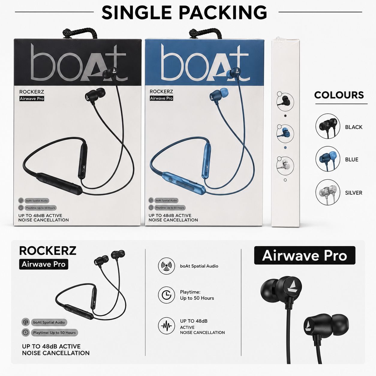 Boat Airwave Pro Neckbend Singal Packing