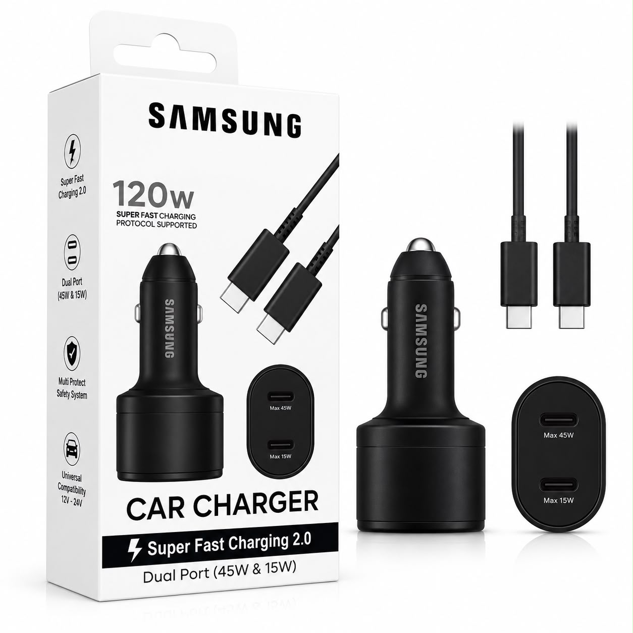 Samsung 120W SuparFast Car Charger