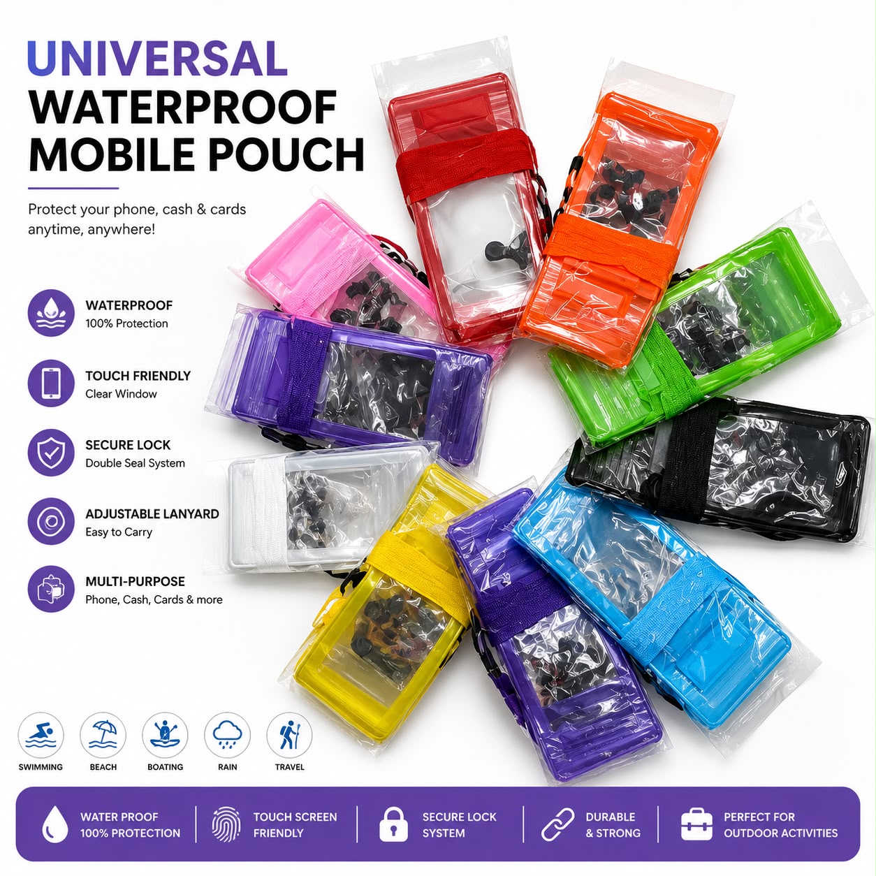 3 Fold Waterproof Mobile Polly