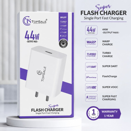 TopeSale 44W Warp Charger 1Y Warranty