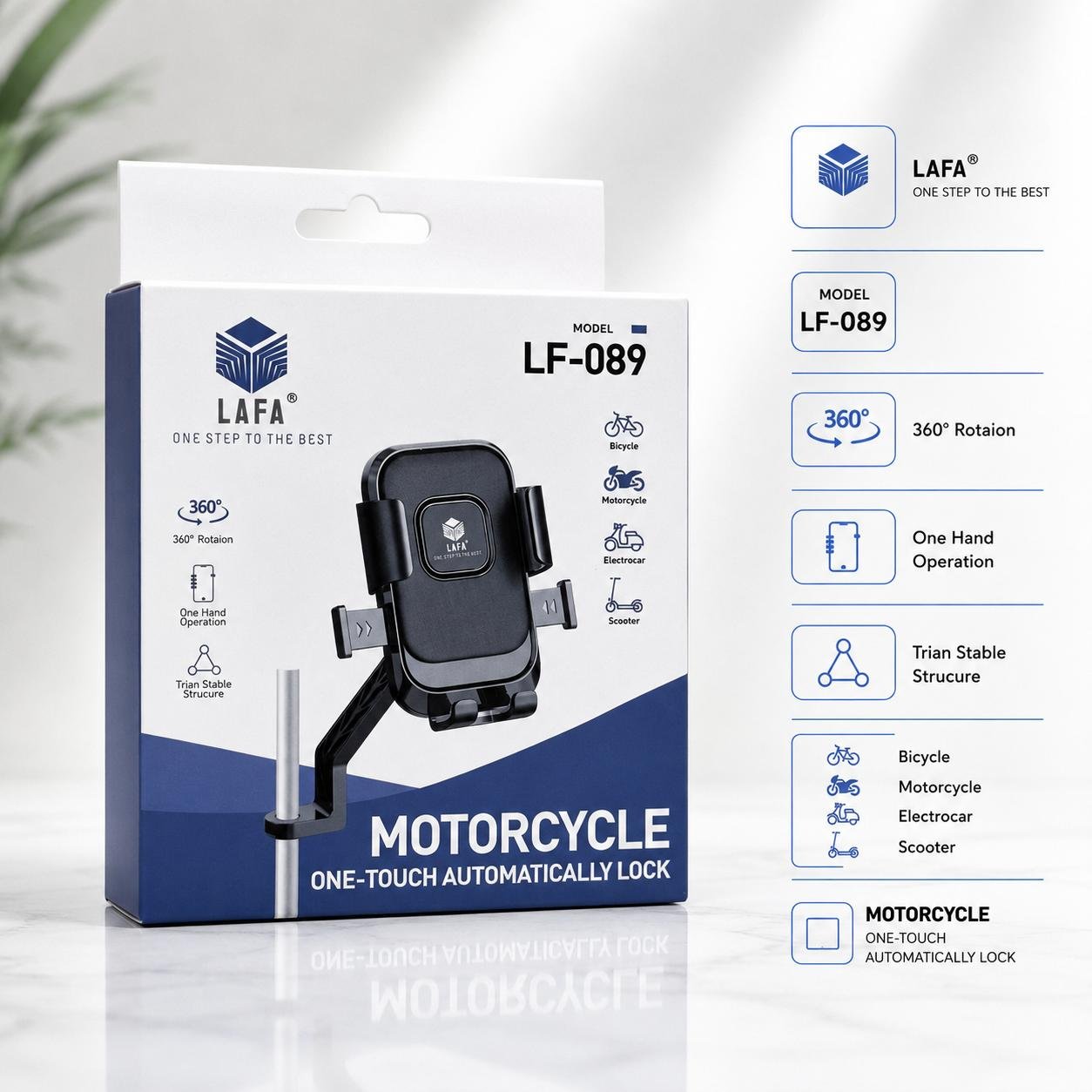 LAFA 089 Motercycle Metal Stand