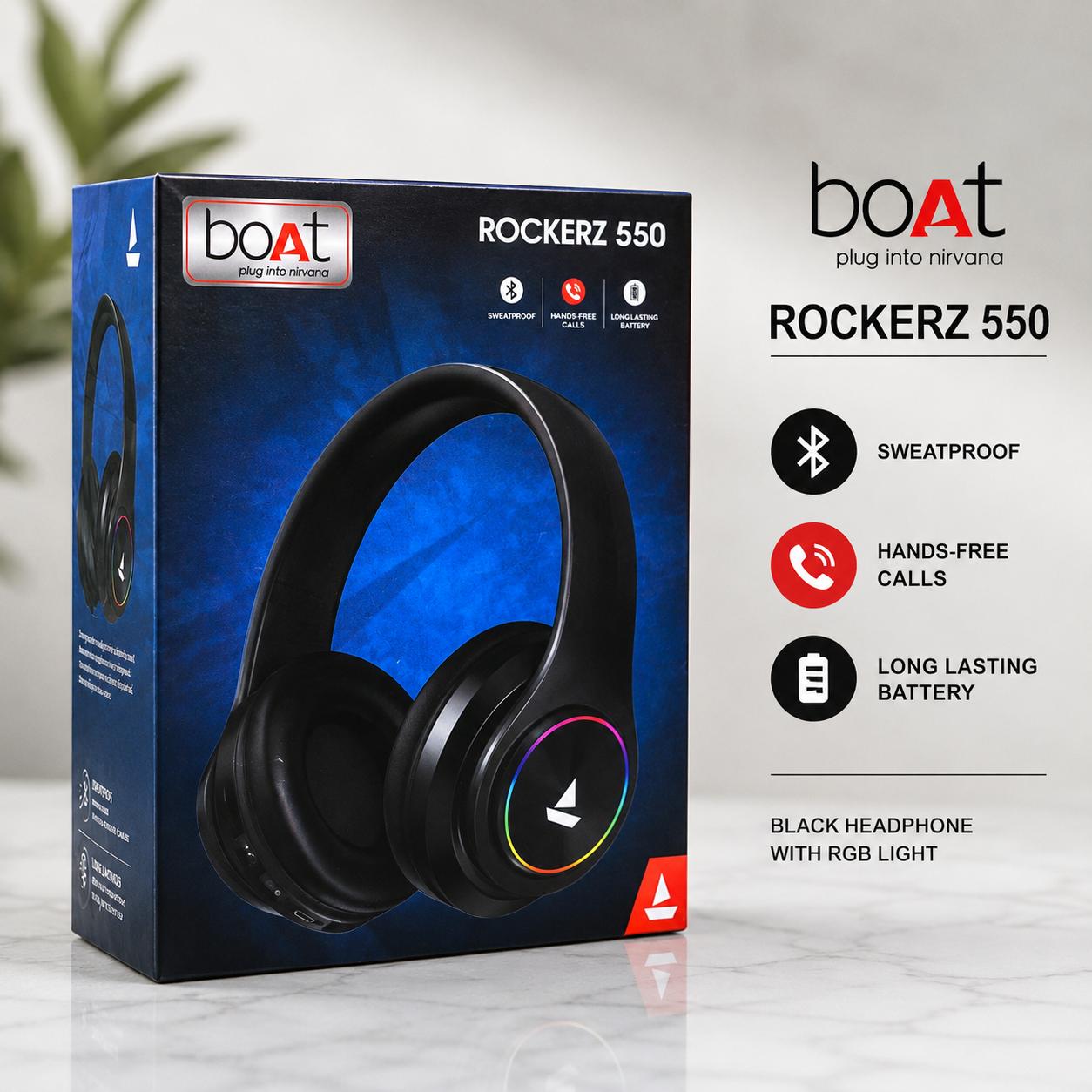 Boat Rockers 550 Wireless Bluetooth Headphone