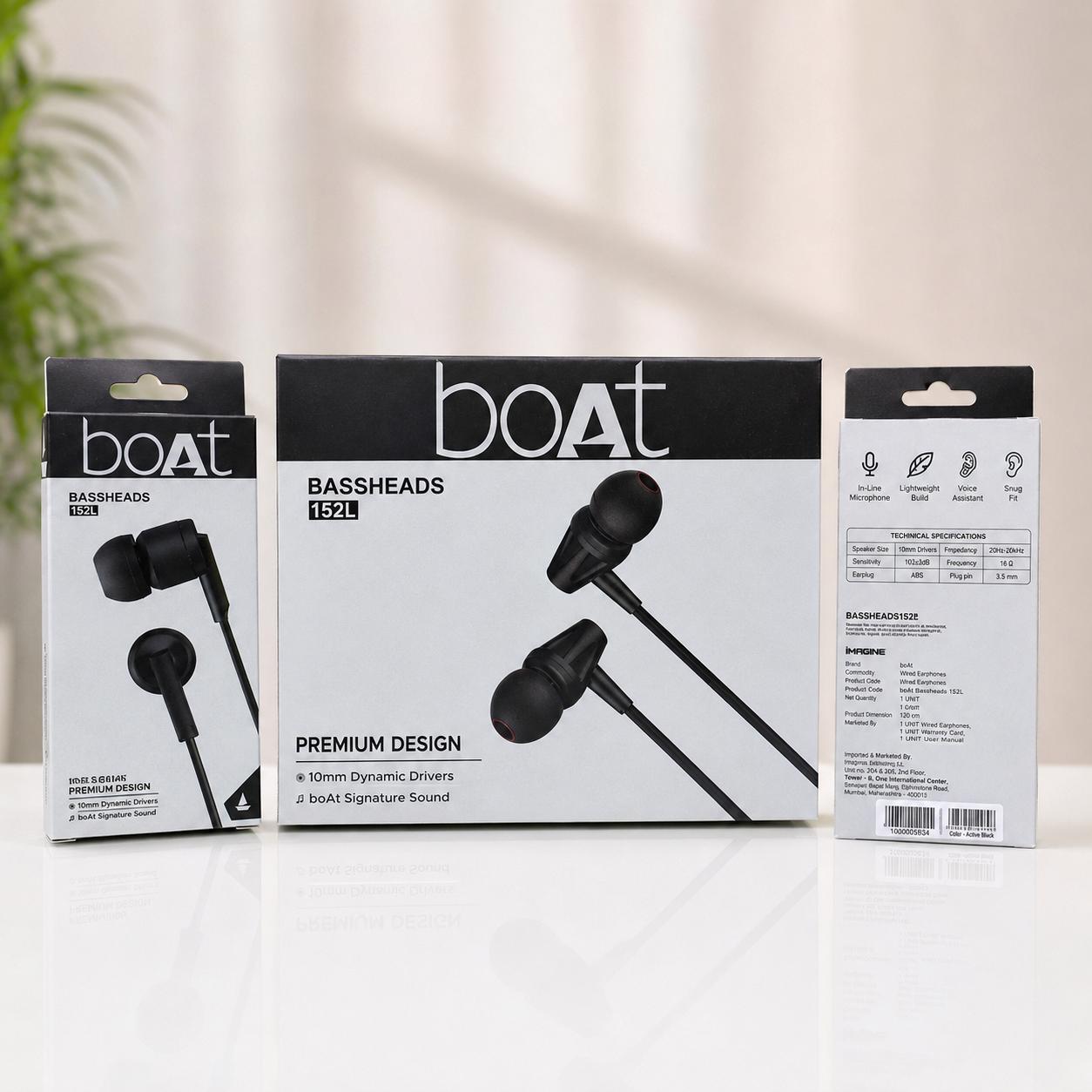 Boat 152L 3.5MM Champ Earphone