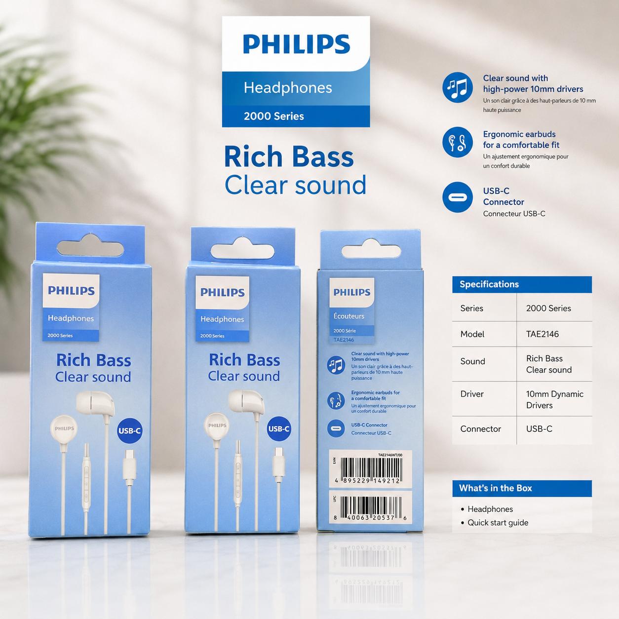 Philips Care OG Type c Earphone