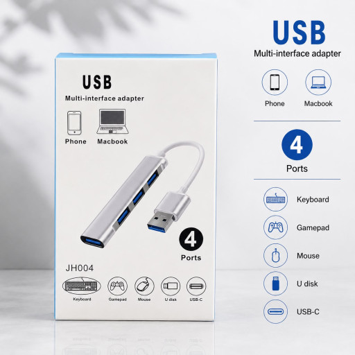 USB To 4Usb Port Hub