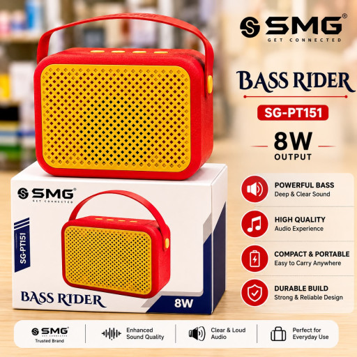 SMG PT151 Bass Rider Wireless Bluetooth Speaker
