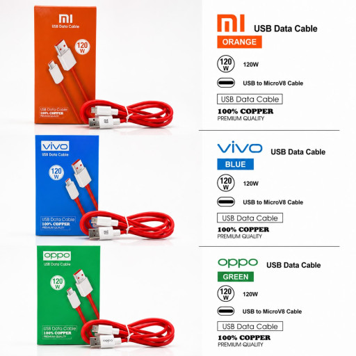 Mix 4Modal 120W Micro V8 Cable 6M Warranty