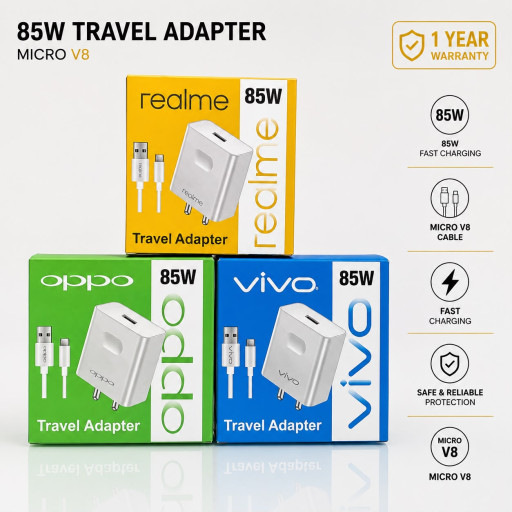 Mix 85W Micro V8 Mobile Charger 1Y Warranty