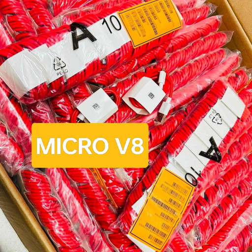 A10 USB To Micro V8 Red Cable