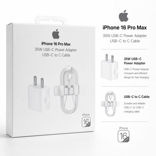 iPhone 16 Pro 35W Max With Cable Charger High Qty
