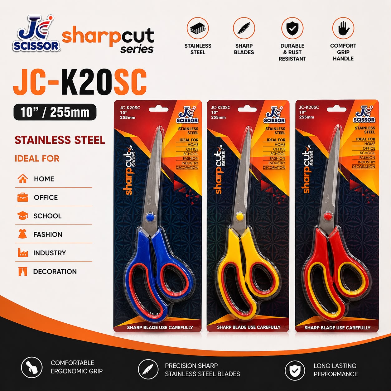JC Sharp Cut Series Scissors (JC-K20SC) kesi
