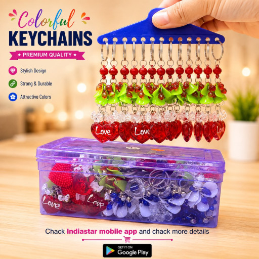 Premium Love Heart Keychain K1