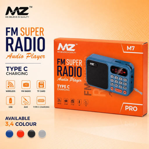 MZ M7 Pro Wireless Bluetooth With Fm Speaker