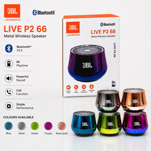 JBL P2 Live 66 Bluetooth Mini Speaker