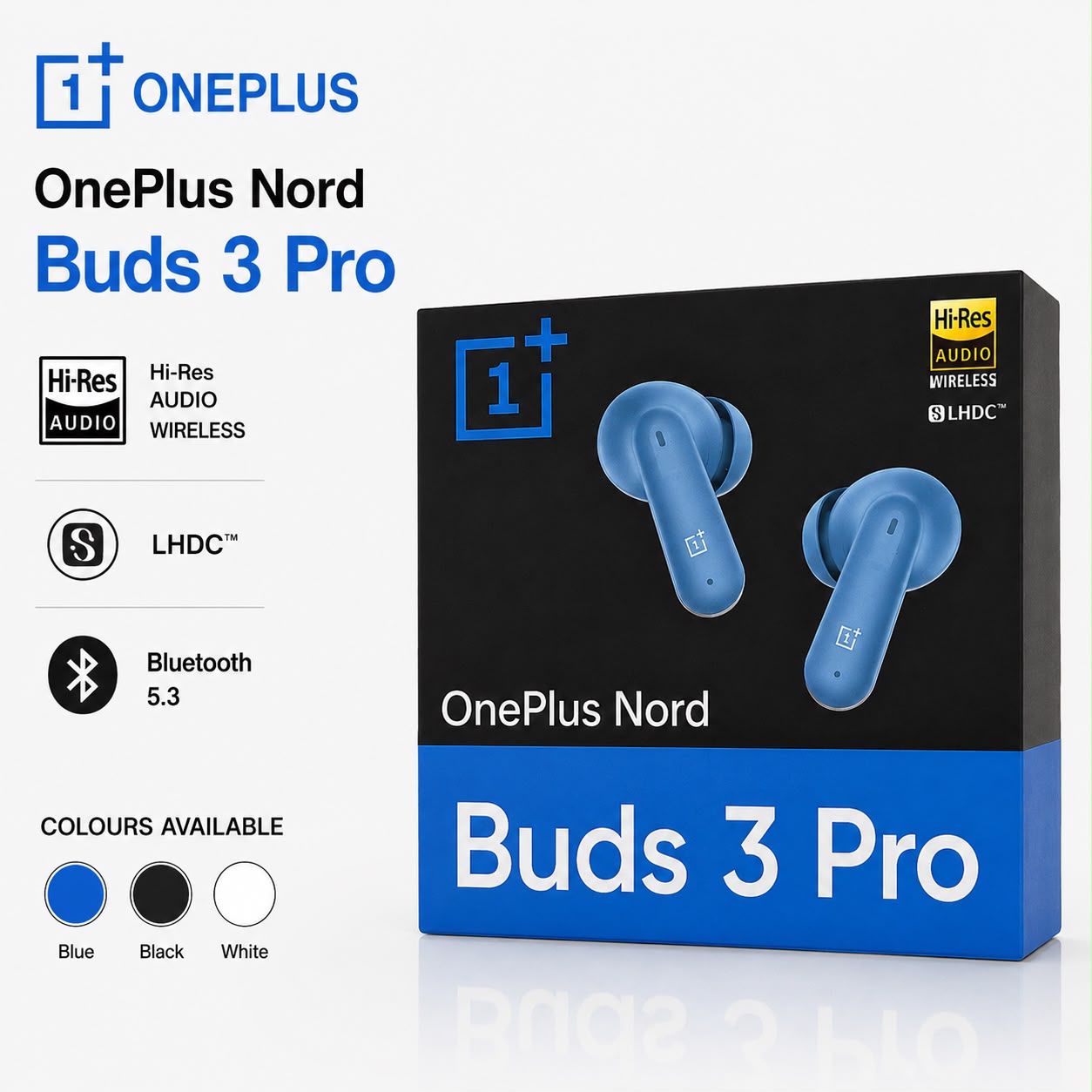 One Plus Buds 3 Pro Wireless Bluetooth Ear buds hard Packing