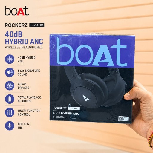 Boat 512 ANC Wireless Big Headphone