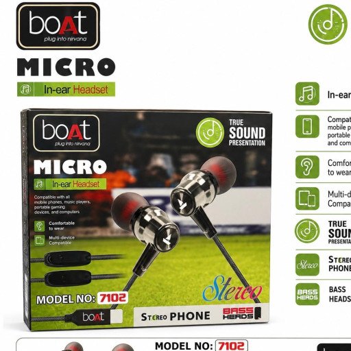 Boat 7102 Type C Earphones Box Packing