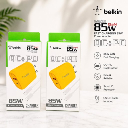 Belkon 85W PD+QC Mobile Charger Premium Quality